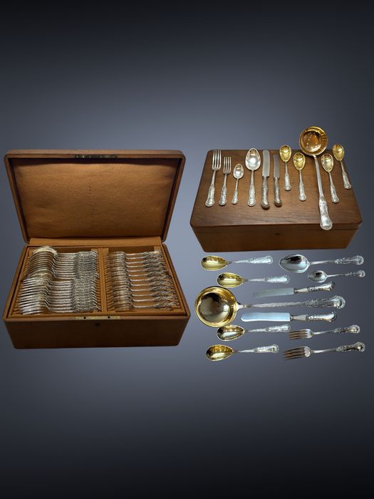 Антикварне столове срібло срібні столові прибори столовое серебро