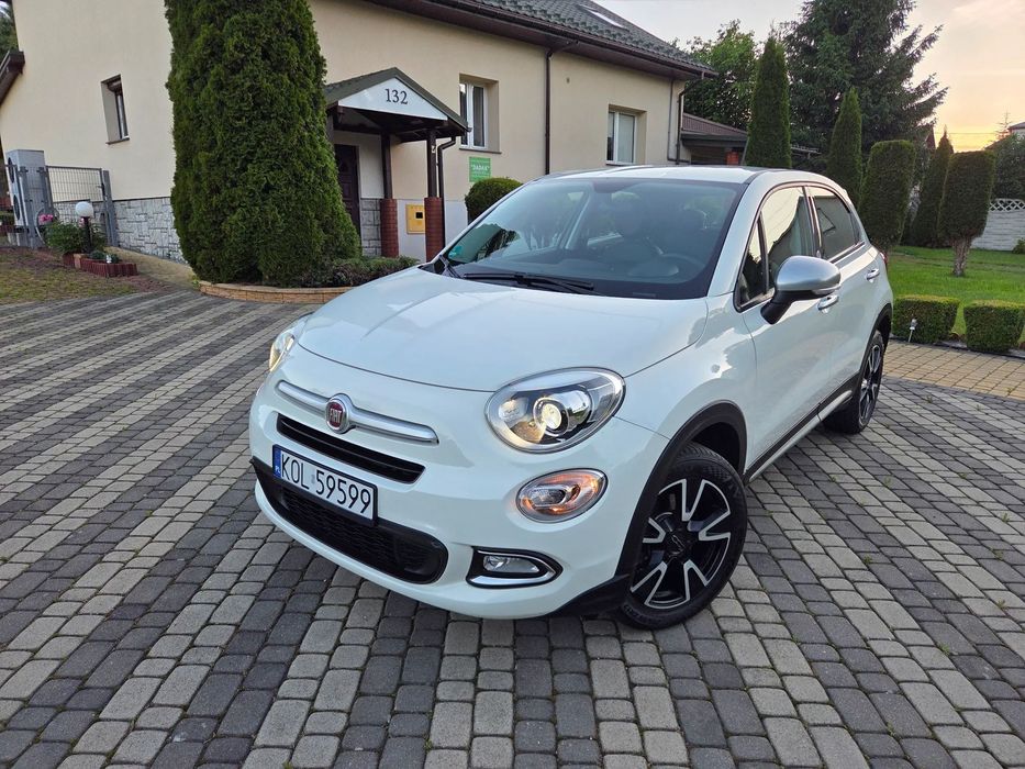 Fiat 500X 1.6 - 110km Bixenon Bezwypadkowy Android Auto CarPlay Grzane fotele