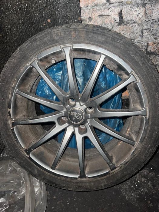 Alufelgi 18” 4x108 Brock + letnie opony 225/40 R18 komplet