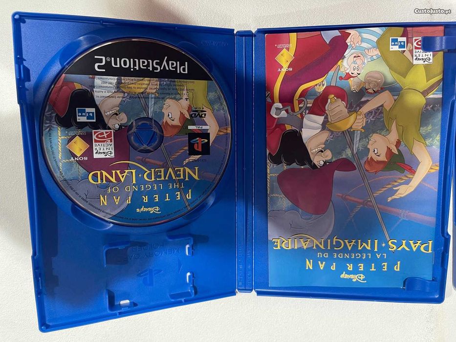 PlayStation 2 Jogo Peter Pan A Lenda Da Terra Imaginária