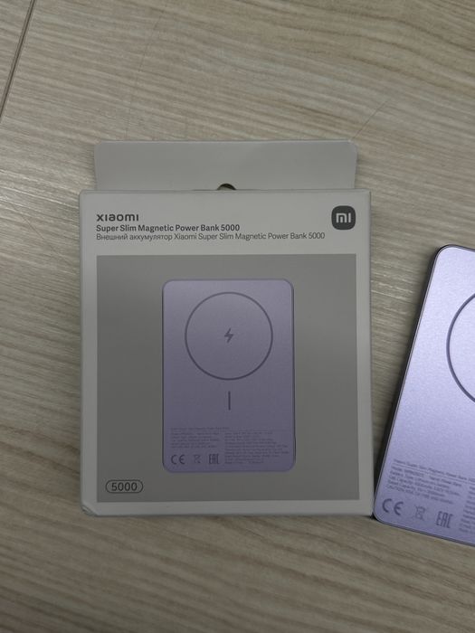 Power Bank Magnética Xiaomi 5000mAh - Slim / Sem Fios - MagSafe