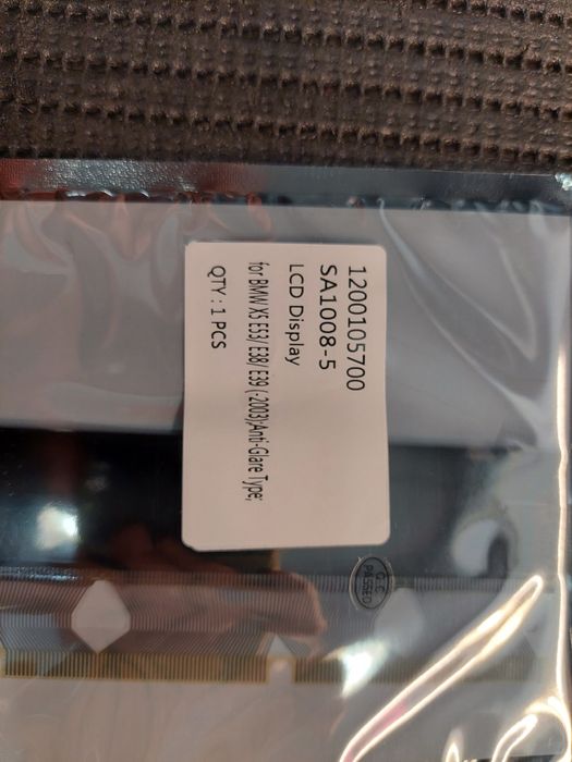 Bmw e39 e38 e53 displays novos para quadrante e Mid