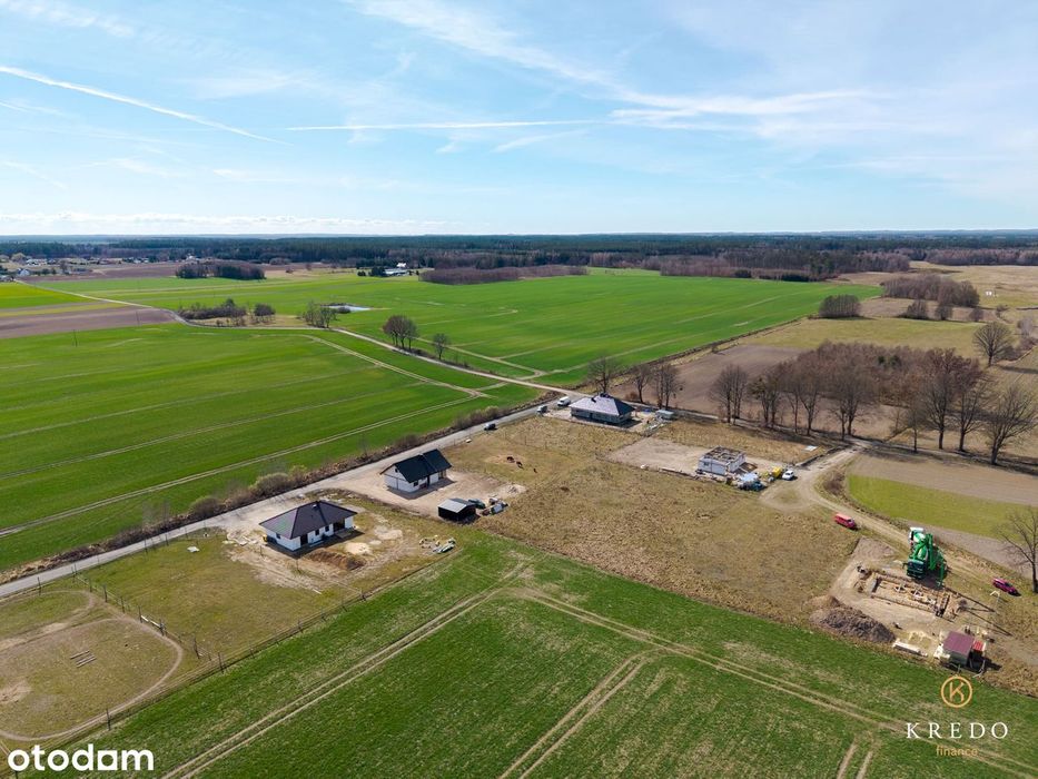 Działka budowlana 1266 m² – Sieroczyn k. Człuchowa
