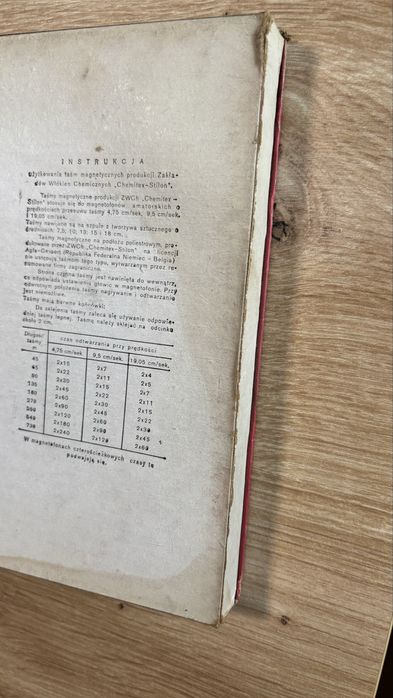 Taśma magnetofonowa szpulowa STILON PRL 18 cm W PUDEŁKU