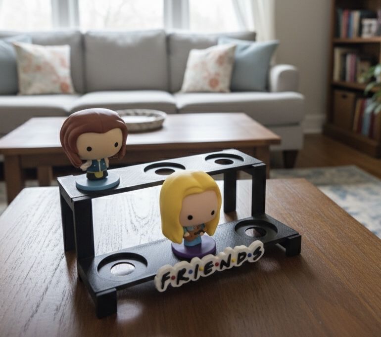 Expositor bonecos Friends McDonalds