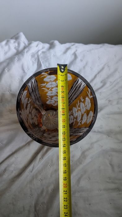 Kryształ Julia Wazon kolor wys. Ok23cm