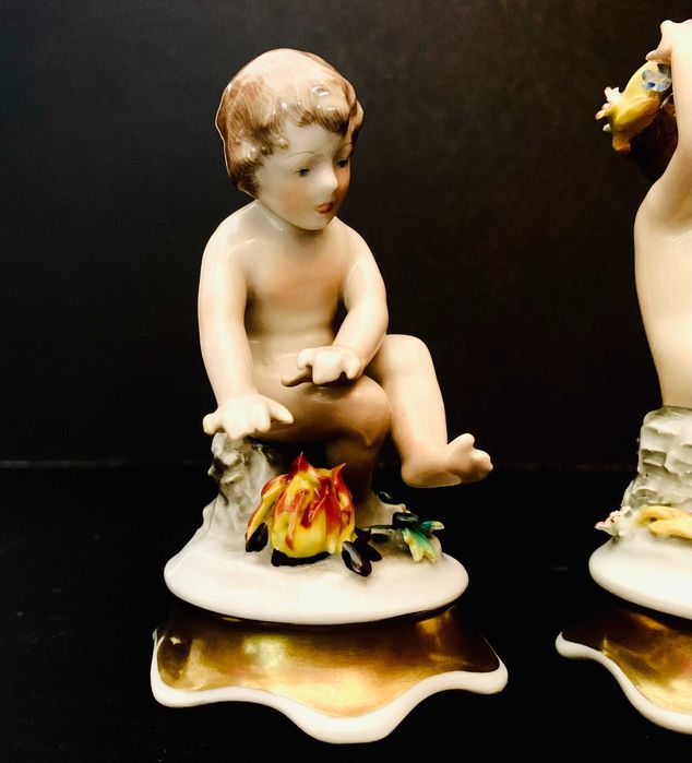 Estatuetas porcelana "4 Estações" - Artibus - Antigas