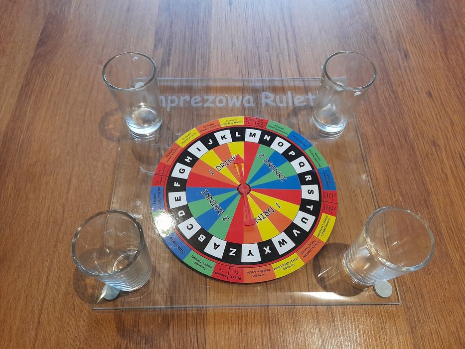 Nowa imprezowa ruletka alkoruletka Prezent na urodziny