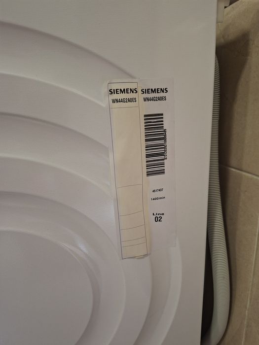 Máquina de Lavar e Secar Siemens 10.5/6 kg 1400 rpm