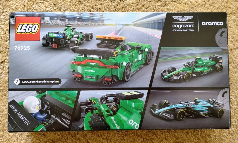 LEGO 76925 Speed Champions - Samochód bezpieczeństwa Aston Martin i AMR23