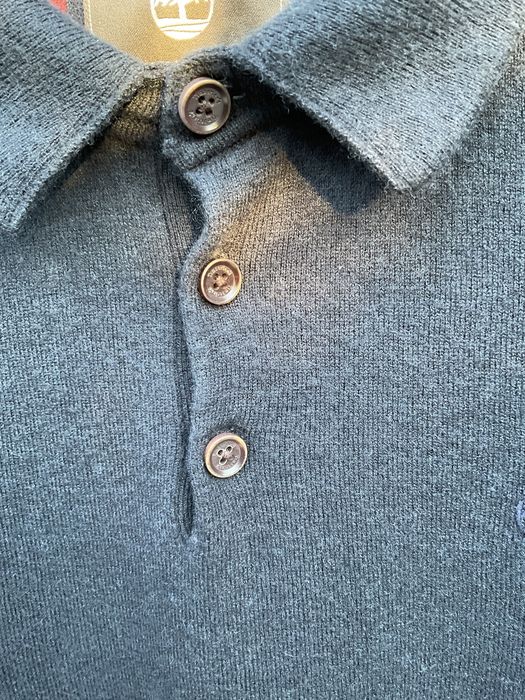 Sweter męski granatowy z kaszmirem
