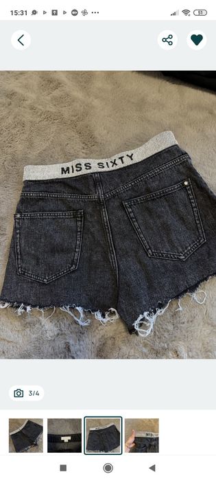 Джинсовые шорты Miss Sixty