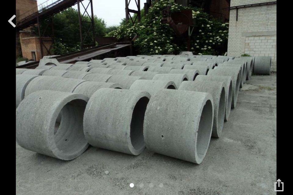 Бурение скважин на воду, кольца колодезные