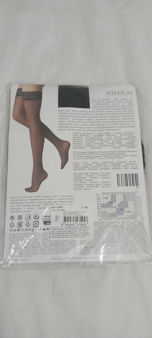 Calzedonia - Meias de Liga Veladas - Den 20 - tam S/M - NOVAS