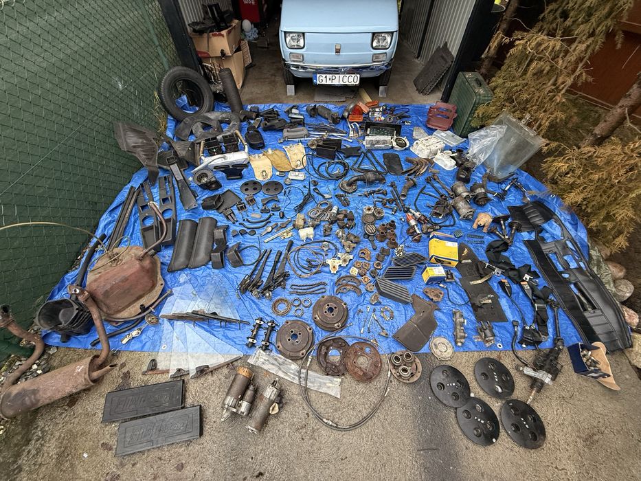 Części Fiat 126p ST FL EL prądnica rozrusznik szyby aparaty zapłonowe