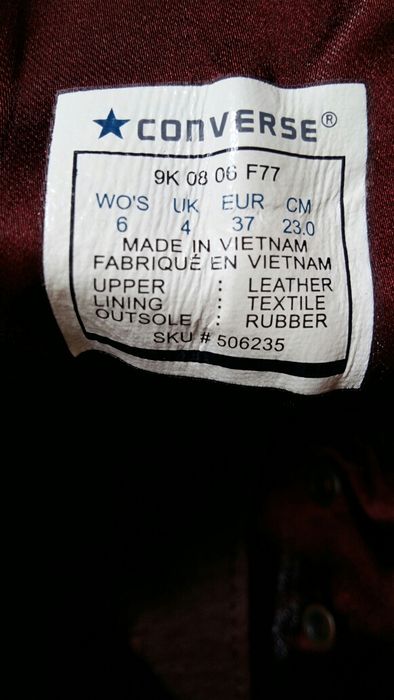 %RABAT%** CONVERSE ** SKÓRZANE- buty damskie rozm37.