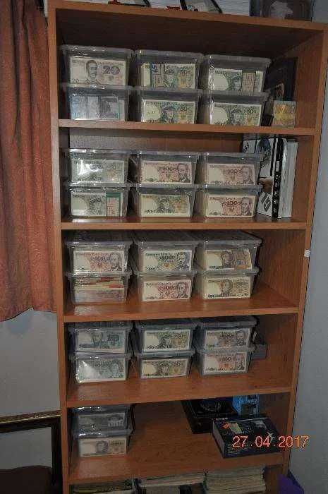 Wielka kolekcja banknotów PRL