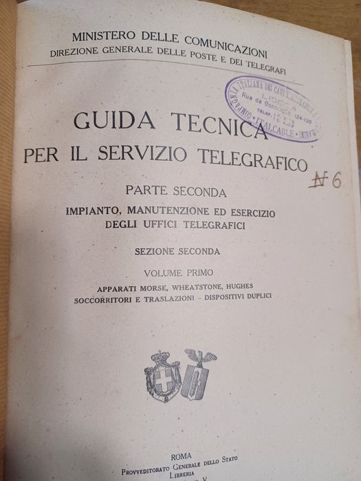 Exemplares raros de Guia tecnico de telégrafo