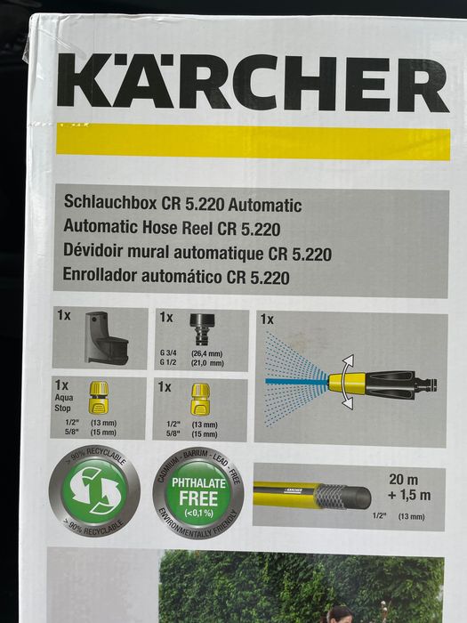 Wąż ogrodowy zwijany Karcher