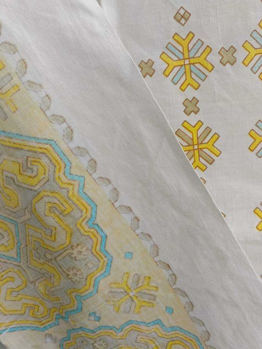 Скатертина вінтажні, коттон, жаккард, кольчуга