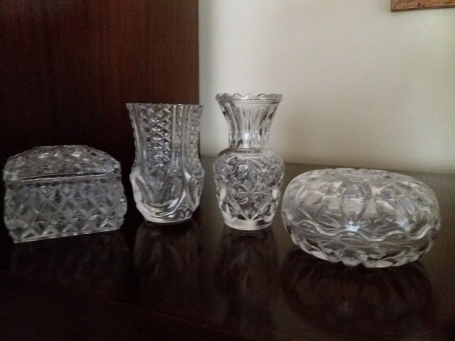 Conjunto de 4 peças de Cristal D' Arques
