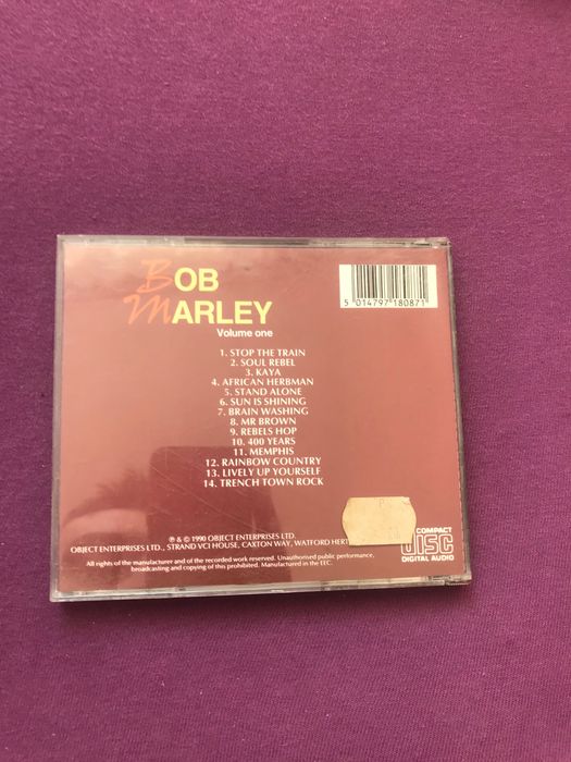 Płyta cd Bob Marley volume one