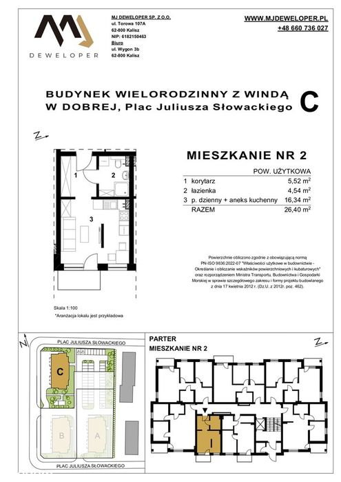 Mieszkanie nr 2 na "Osiedlu Dobre" budynek C