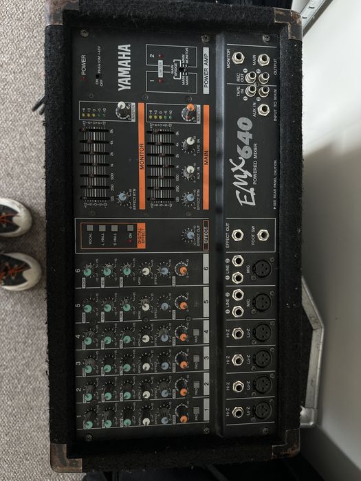 активний мікшер Yamaha EMX 640 + пасивні акустичні системи AKTON