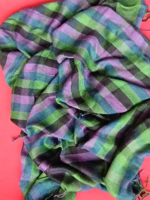 chusty wiskoza zieleń fiolet