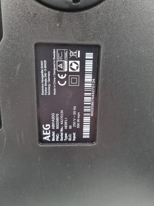 AEG animal 8000 odkurzacz workowy AB81A2DG