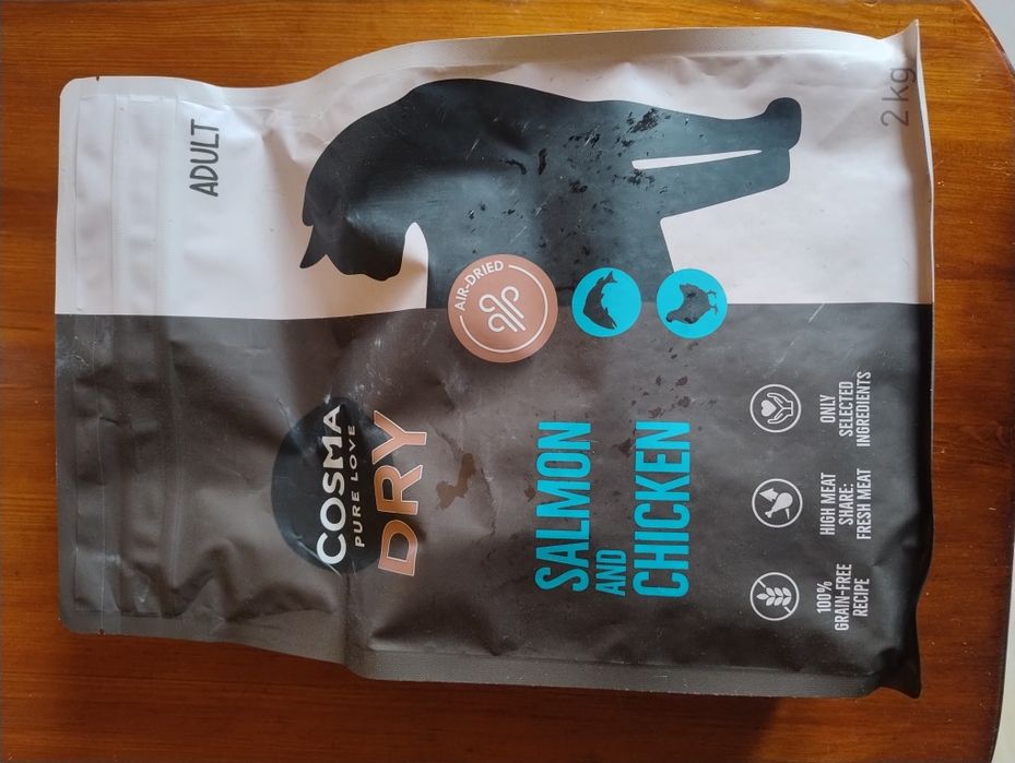 Cosma Pure Love Dry kurczak i łosoś (sucha karma dla kota)