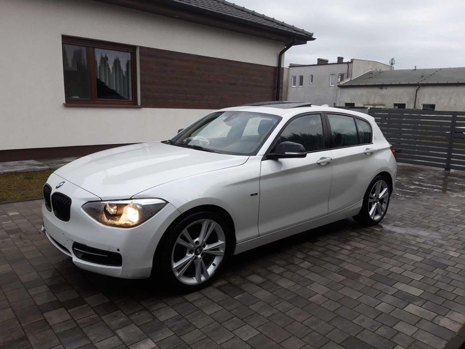 BMW 1 F20 118i Sport Edition Biala perła
