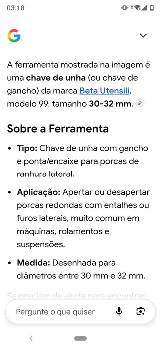 Chave de unha BETA