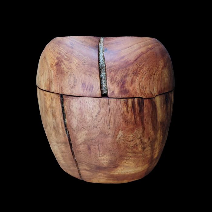 Caixa/Gamela - Escultura (madeira de acácia)