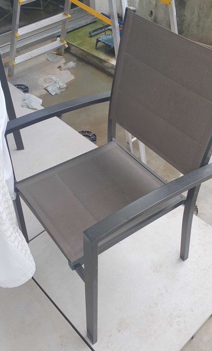 Par de cadeiras de jardim exterior