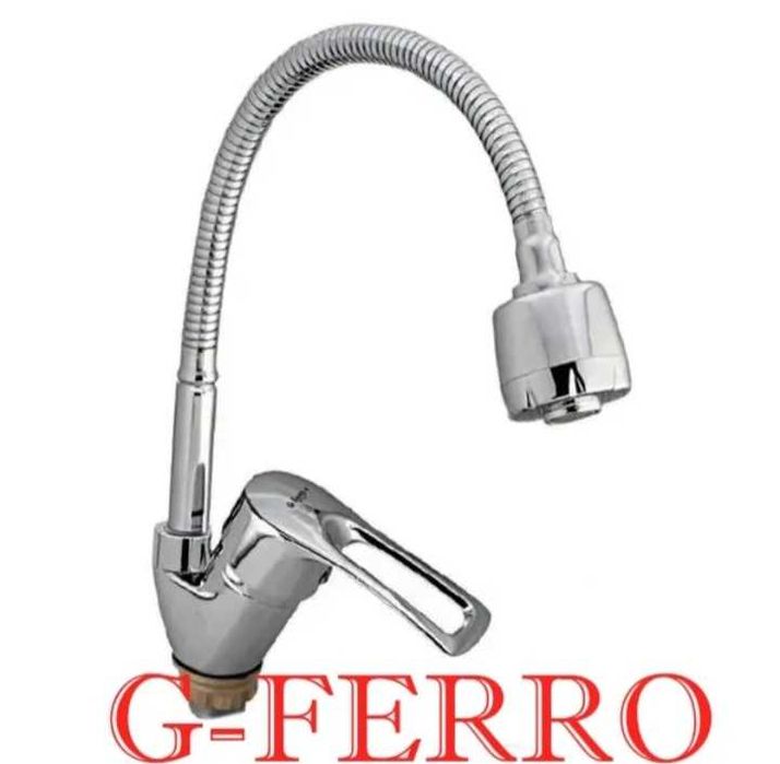 АКЦИЯ ГИБКИЙ ИЗЛИВ Смеситель\змішувач\кран для кухни на Гайка