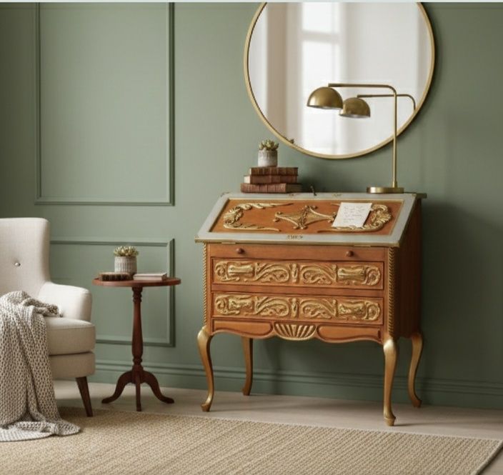 Sekretarzyk Sekretarz Komoda Ludwikowska