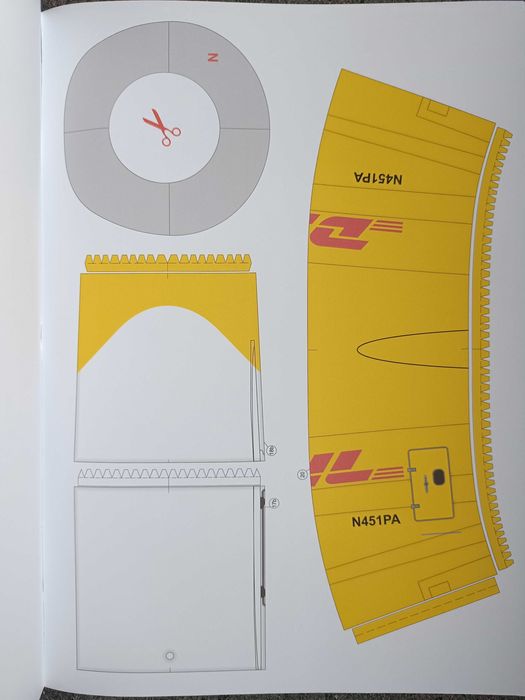 Model kartonowy MPModel 70 : samolot BOEING 747-400 CARGO