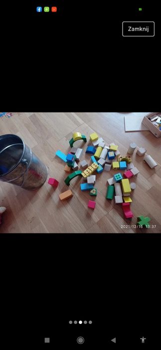 Klocki drewniane sorter kulkodrom  Nowe