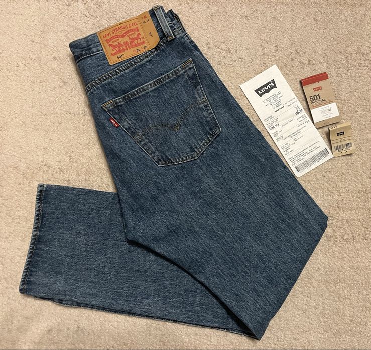 Jeansy męskie Levi’s 501 (r.31/30)