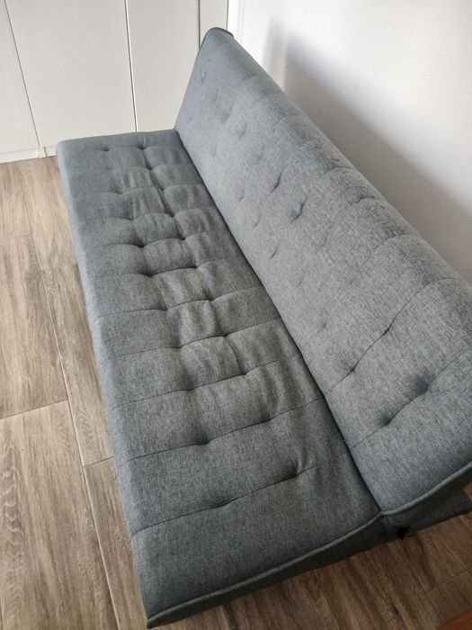 Sofá Cama Cinza Click Clack