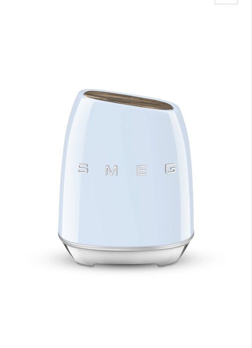 Bloco facas smeg azul