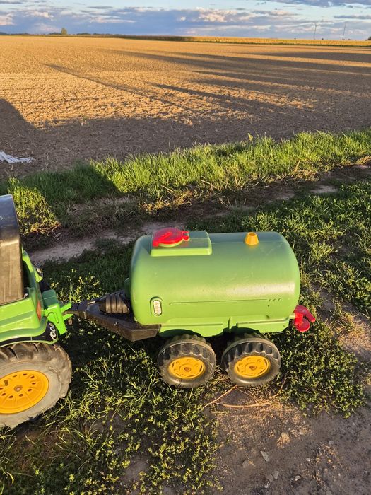 Traktorek  john deere na pedała rolly toys  pompowane koła