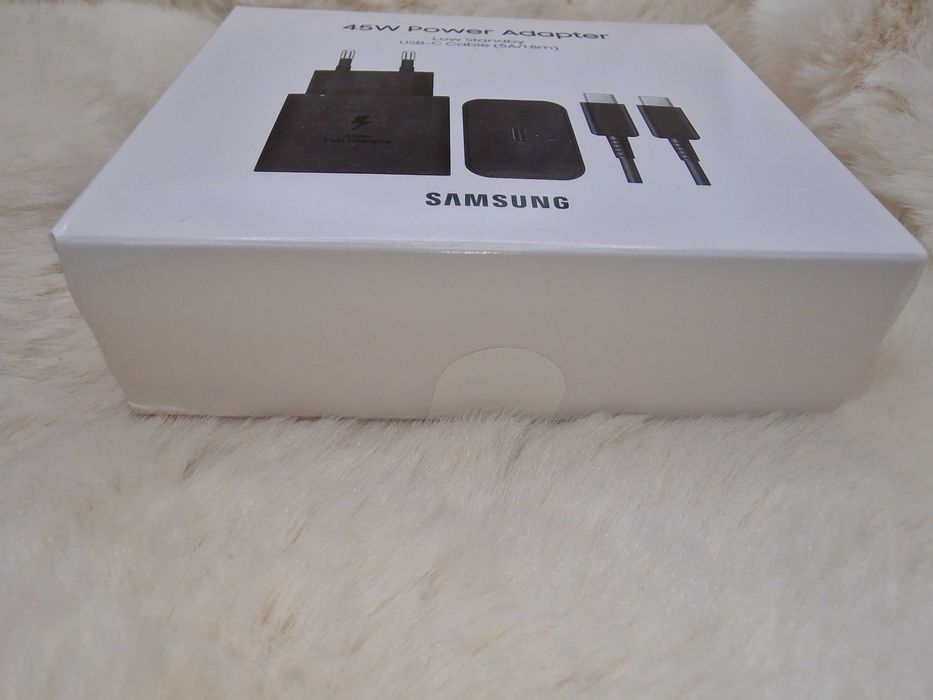 Nowy zestaw Ładowarka sieciowa Samsung 45 W + kabel (EP-T4511