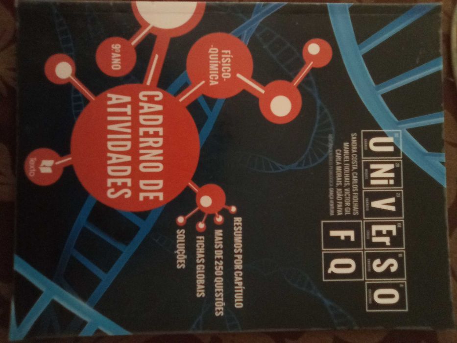 Livro + caderno de atividades física química 9º ano - universo