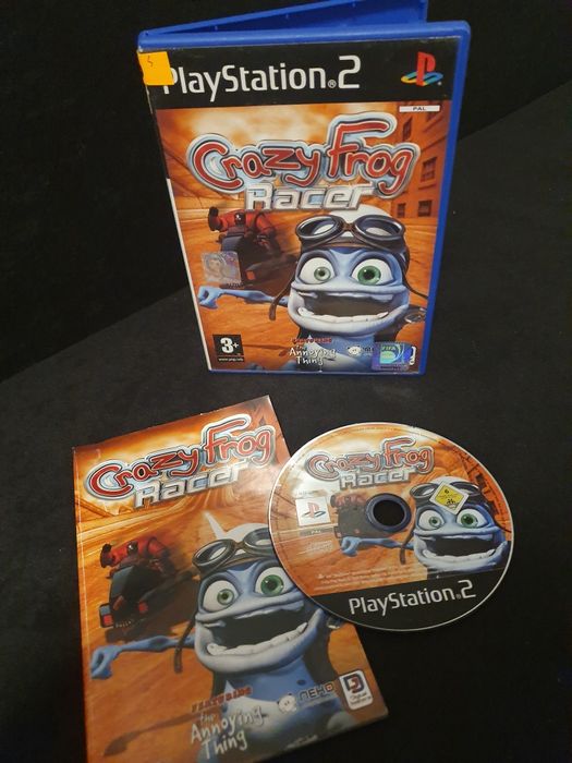 Gra gry ps2 playstation 2 Crazy Frog Racer unikat dla dzieci