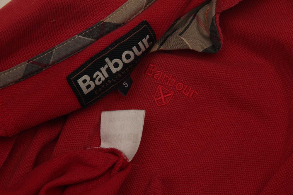 Barbour рр S поло из хлопка плетения пике