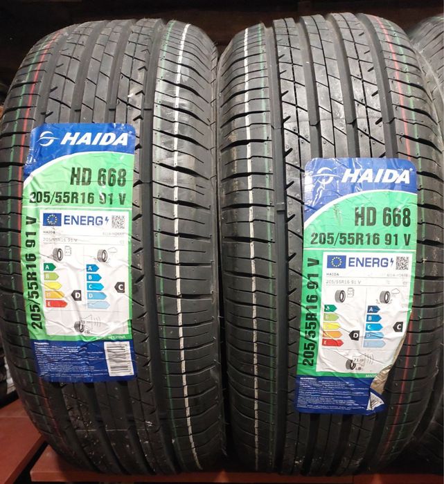 Шини НОВІ 205/55 R16 комплект літо Haida 2023 рік 7.5мм