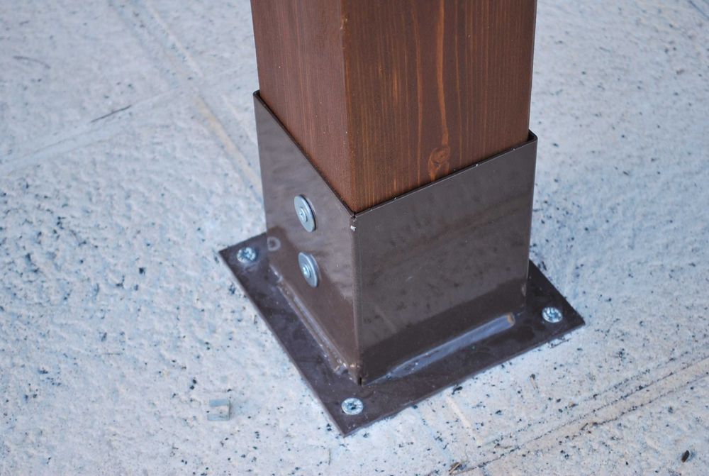 Pérgola LANZAROTE a Quatro Aguas de 4x4