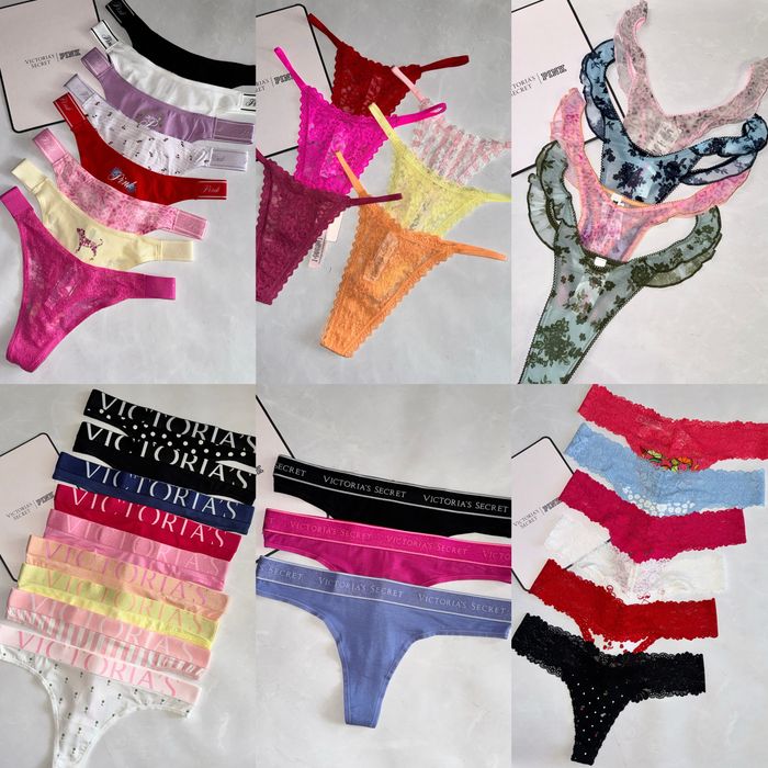 !!ОРИГІНАЛЬНІ!! Жіночі трусики, стрінги PINK / Victoria’s Secret